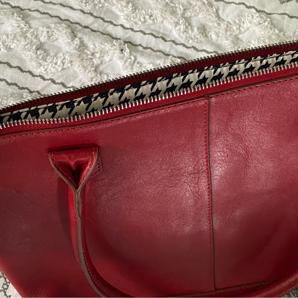 Red Leather Bag - Picture 3 of 12
